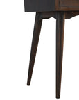 2 Drawer Walnut Hallway Console