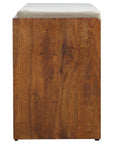 Mud Linen Shoe Bench
