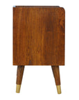 Manila Gold One Drawer Nightstand