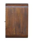 Chestnut Curved Edge Nightstand