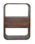 Chestnut Curved Edge Nightstand