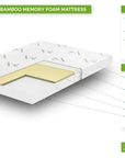 Rest Therapy 6 Inch Tranquility Bamboo Memory Foam Mattress, image 14