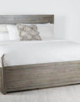 Rustic Classics Whistler 4 Piece Reclaimed Wood Storage Platform Bedroom Furniture Set in Grey, image 3