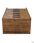 Rustic Classics Blackcomb Reclaimed Wood and Metal 6 Drawer Chest in Coffee Bean, image 11