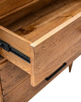 Rustic Classics Cypress Reclaimed Wood 5 Drawer Chest in Spice, image 8
