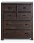 Rustic Classics Whistler Reclaimed Wood 6 Drawer Chest in Brown, image 6