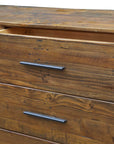 Rustic Classics Blackcomb Reclaimed Wood and Metal 6 Drawer Dresser in Coffee Bean, image 12