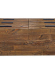 Rustic Classics Blackcomb Reclaimed Wood and Metal 6 Drawer Dresser in Coffee Bean, image 14