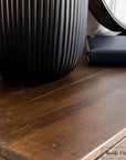 Rustic Classics Blackcomb Reclaimed Wood and Metal 6 Drawer Dresser in Coffee Bean, image 4