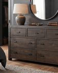 Rustic Classics Dresser Whistler Reclaimed Wood 7 Drawer Dresser in Brown