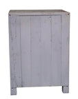 Rustic Classics Whistler Reclaimed Wood 3 Drawer Nightstand in Grey, image 12