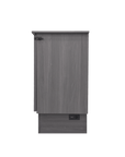 Sleep Chest Midtown Murphy Cabinet Bed in Grey with 5 Inch Queen Size High Density Foam Mattress, image 4