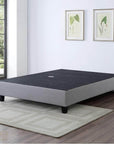 True Contemporary EZ Base Foundation Grey Platform Bed, image 1