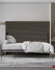 True Contemporary Heidi II Brown Horizontal Murphy Wall Pull Down Bed, image 1