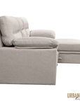 Urban Cali Malibu 94.5" Wide Sleeper Sectional Sofa Bed with Pull Down Tray, Cupholders Wireless Charger and Storage Chaise, image 21