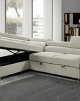Urban Cali Hollywood 107.5" Wide Sleeper Sectional Sofa Bed with Adjustable Headrests and Storage Chaise, image 32