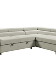 Urban Cali Hollywood 107.5" Wide Sleeper Sectional Sofa Bed with Adjustable Headrests and Storage Chaise, image 28