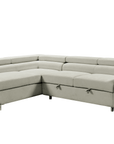 Urban Cali Hollywood 107.5" Wide Sleeper Sectional Sofa Bed with Adjustable Headrests and Storage Chaise, image 34