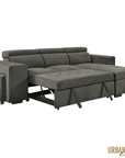 Urban Cali Sonoma 103.5" Wide Sleeper Sectional Sofa Bed with Reversible Storage Chaise and 2 Stools, image 26