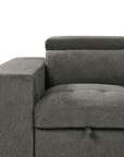 Urban Cali Sonoma 103.5" Wide Sleeper Sectional Sofa Bed with Reversible Storage Chaise and 2 Stools, image 19
