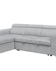 Urban Cali Sonoma 103.5" Wide Sleeper Sectional Sofa Bed with Reversible Storage Chaise and 2 Stools, image 35
