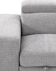 Urban Cali Pasadena 104.5" Wide Large Sleeper Sectional Sofa Bed with Storage Ottoman and 2 Stools, image 57