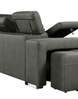 Urban Cali Pasadena 104.5" Wide Large Sleeper Sectional Sofa Bed with Storage Ottoman and 2 Stools, image 22