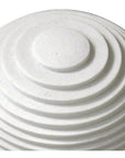12" White Sandstone Garden Stone