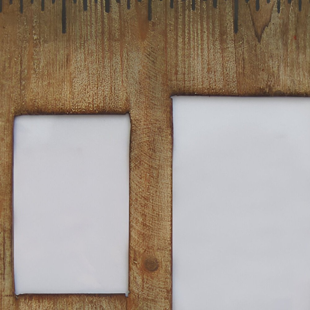 Multiple Sizes Brown Distressed Solid Wood Tabletop Picture Frame