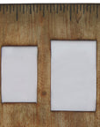 Multiple Sizes Brown Distressed Solid Wood Tabletop Picture Frame