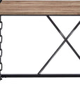 48" Brown and Black Computer Desk