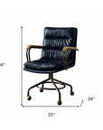 Coffee and Dark Brown Swivel Rolling Executive Office Chair