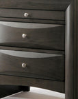 25" Solid Wood Two Drawer Nightstand