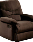 35" Chocolate Microfiber Recliner