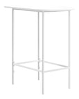 24" White Free Form Manufactured Wood Bar Table
