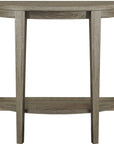 33" Deep Taupe End Table With Shelf