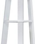 71" Espresso Wood Five Tier Corner Bookcase