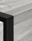 59" Black and Gray Cabinet Enclosed Storage TV Stand