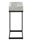 10.25" X 15.75" X 24.5" Cappuccino Finish And Gold Laminated Drawer Accent Table