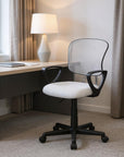 Black Adjustable Height Swivel Rolling Office Chair