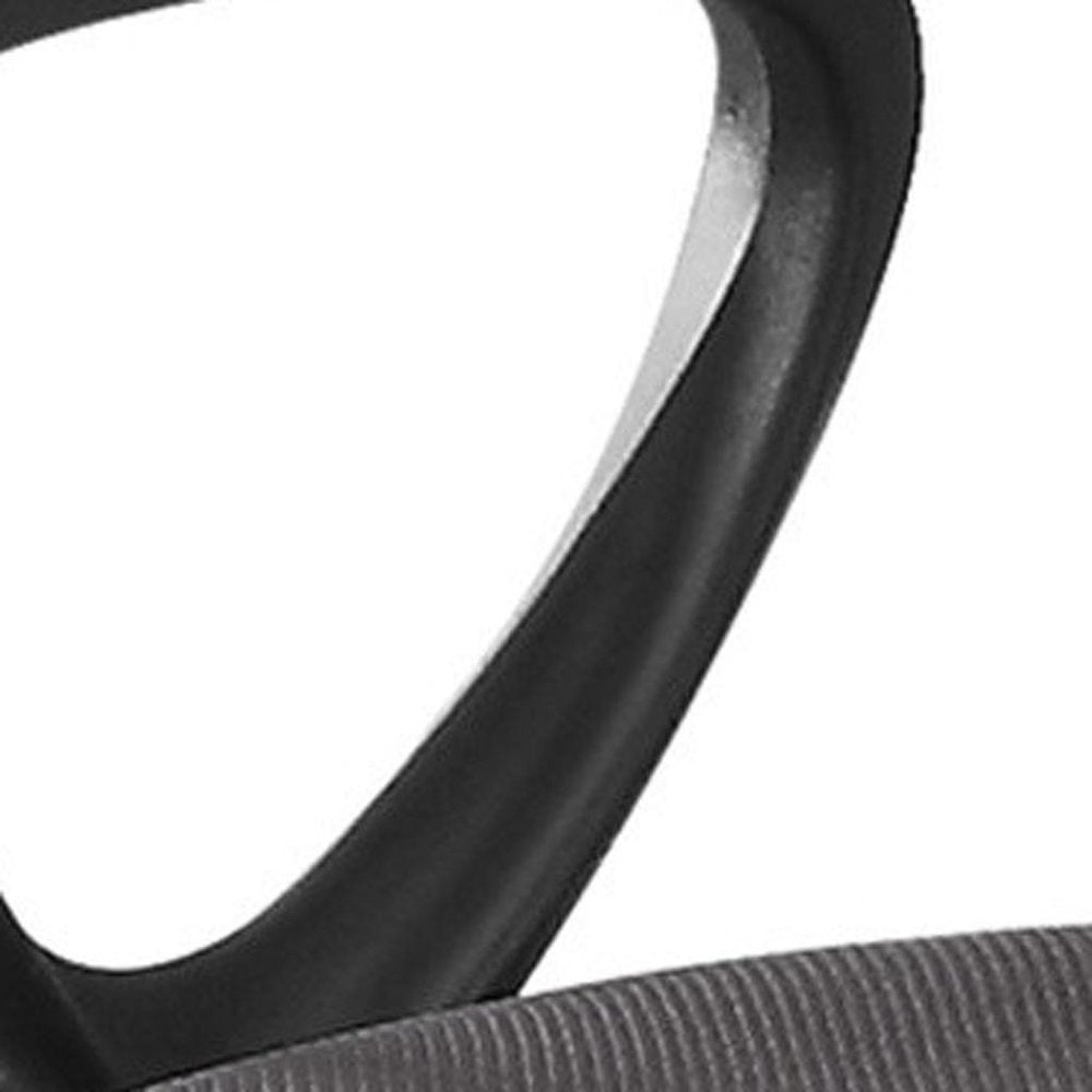 Black Adjustable Height Swivel Rolling Office Chair