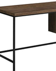 55" Brown and Black Computer Desk With Three Drawers
