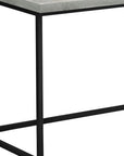 55" Gray and Black Computer Desk With Three Drawers