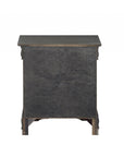 24" Platinum Two Drawers Nightstand
