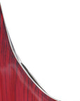 18" Red Aluminum Pointy Table Vase