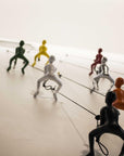 Set of Nine Rainbow Resin Hanging Dimensional Sculpture