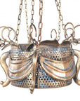 23" x 23" x 41" Vintage Hot Air Balloon Pendant