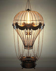 23" x 23" x 41" Vintage Hot Air Balloon Pendant