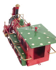 Handmade Tin Christmas Train Model
