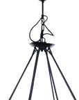 32" X 37" X 32" 8 Bulbs Rope  Pendant Lamp